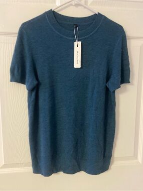 T42- ARACH & CLOZ Teal Green Sweater Top